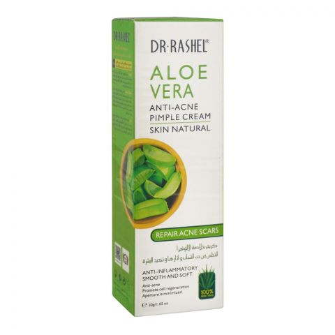 Dr. Rashel Aloe Vera Anti-Acne Pimple Cream, Repair Acne Scars, 30g
