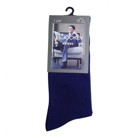 Jockey Socks Dress Plain, For Men, Navy Blue, MAKSKPNDKNNN-499