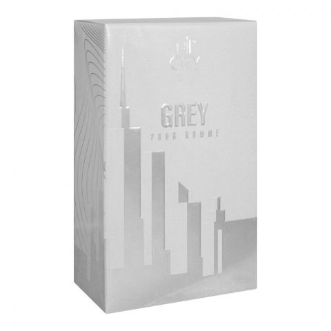 Hil City Grey Pour Homme Eau De Parfum, For Men, 100ml