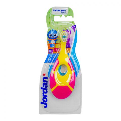 Jordan Step By Step Tooth Brush, For 0-2 Years, Extra Soft