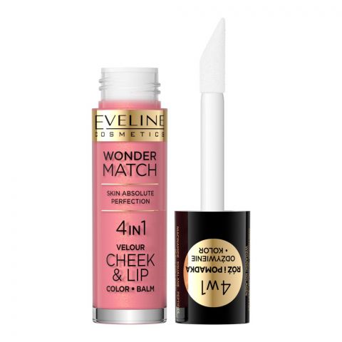 Eveline Wonder Match Skin Absolute Perfection 4-In-1 Velour Cheek & Lip Color + Balm, 03