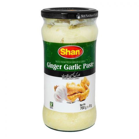 Shan Ginger Garlic Paste, Bottle 700g
