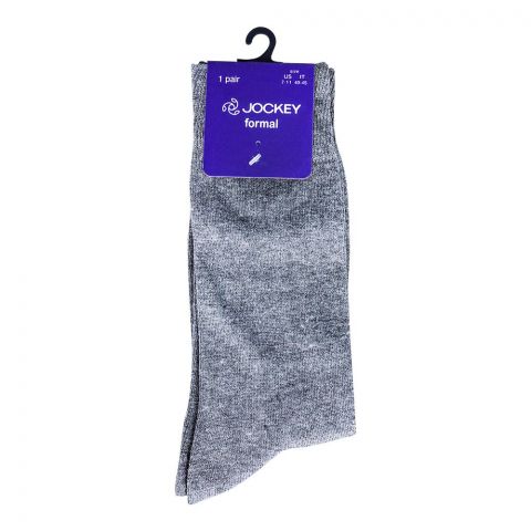 Jockey Socks Dress Plain, For Men, Grey, MAKSKPNFKNNN-973