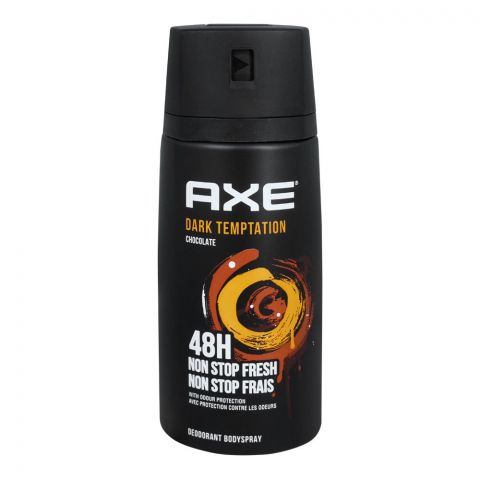 Axe Dark Temptation Chocolate 48H Non-Stop Fresh Deodorant Body Spray, For Men, 150ml