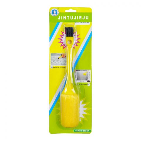 Computer Clean Brush Double Sided, Yellow