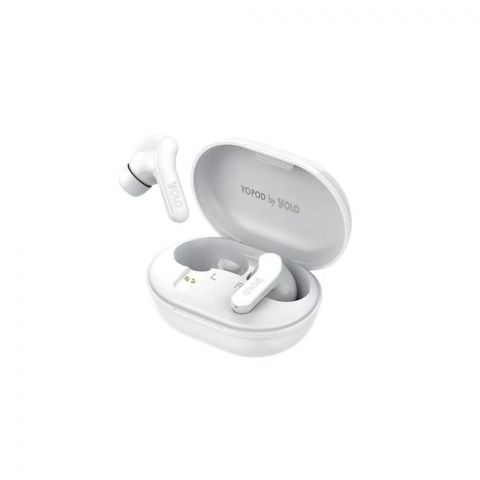 YOLO Yopod 2 Earbuds, White, YP-02