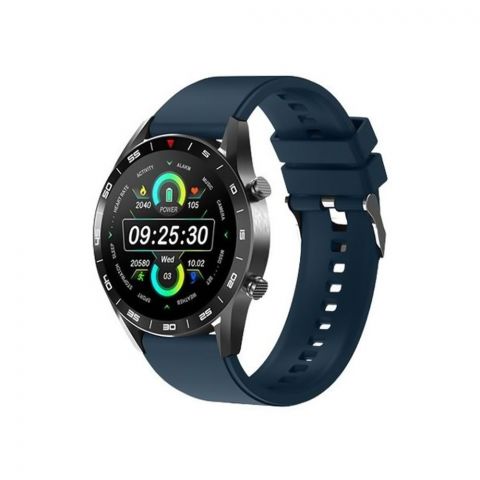 YOLO Fortuner Pro Smart Watch, For Men, Black/Navy Blue