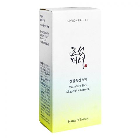 Beauty Of Joseon Mugwort + Camelia Matte, SPF50+ PA++++ Sun Stick, 18g