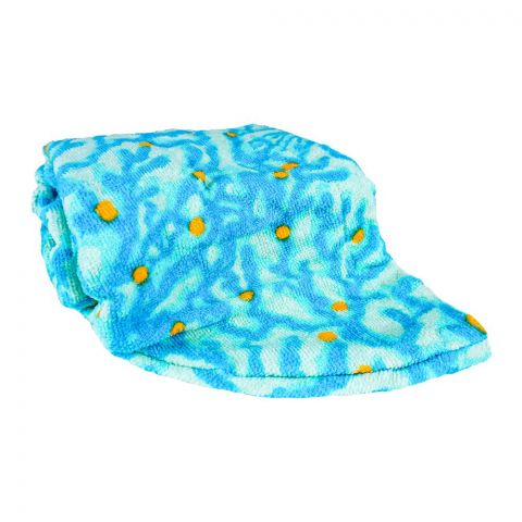 Loccx Aral Reef Micro Fiber Hair Towel Wrap, Easy Wrap, Comfortable Fit, ST-1-AR-EW