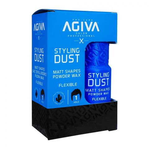 Agiva Professional Styling Dust Flexible, 01 Hold Matt Shapes Powder Wax, 20g