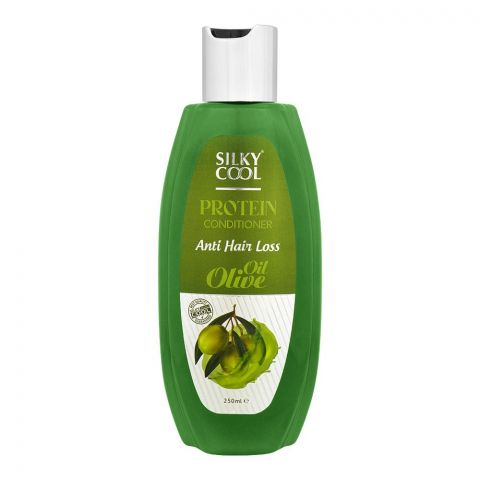 Silky Cool Olive Oil Anti Hair Loss Protein Conditioner, 250ml