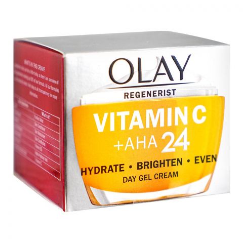 Olay Regenerist Vitamin C+AHA 24-Day Gel Cream, 50ml
