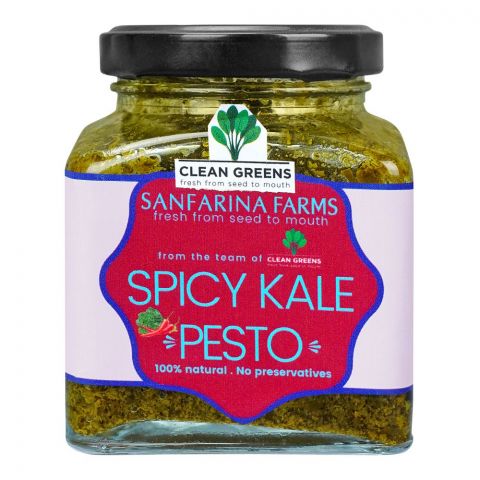 Clean Greens Sanfarina Farms Spicy Kale Pesto, 170g