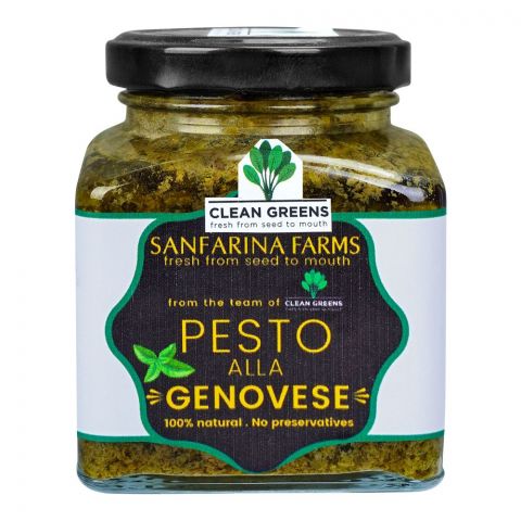 Clean Greens Sanfarina Farms Pesto With Basil, 170g
