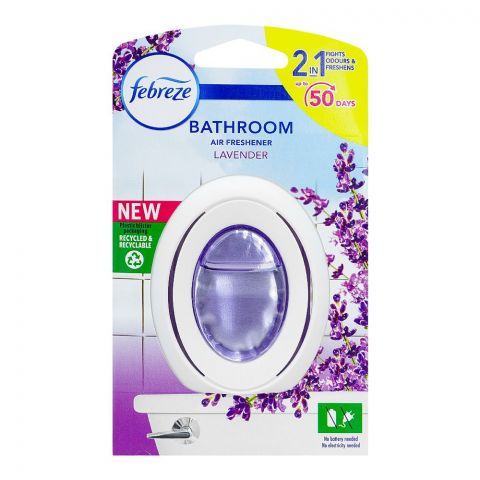 Febreze Bathroom Air Freshener, Lavender, 7.5ml