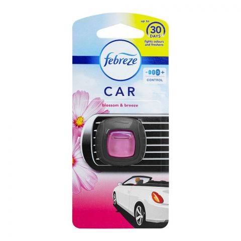 Febreze Car Air Freshener, Blossom & Breeze, 2ml