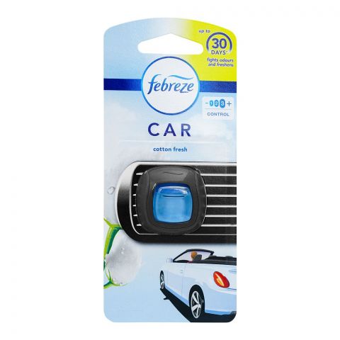 Febreze Car Air Freshener, Cotton Fresh, 2ml