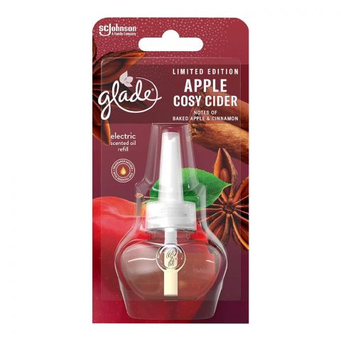 Glade Apple Cosy Cider Electric Scented Oil Refill, 20ml