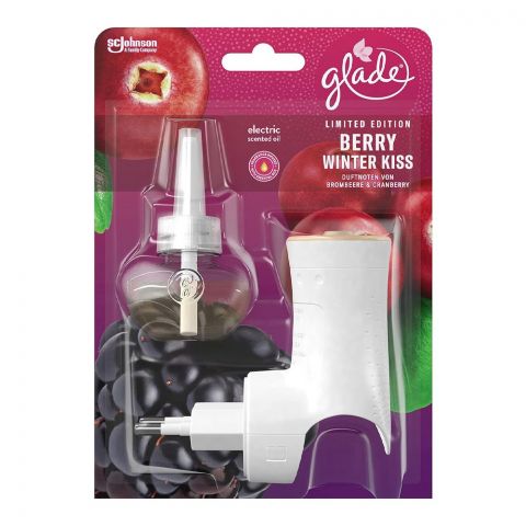Glade Berry Winter Kiss Electric Scented Oil Refill With Machine, 20ml