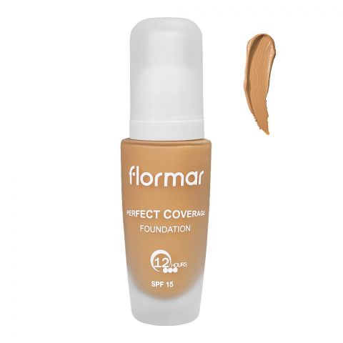 Flormar Perfect Coverage Foundation, 108 Honey, 30ml