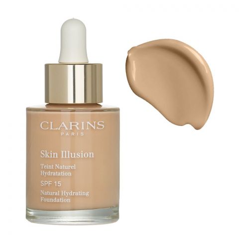 Clarins Paris Skin Illusion Natural Hydrating Foundation SPF 15, 108 Sand