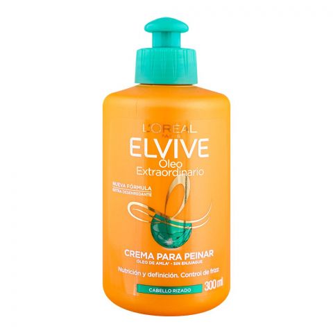 L'Oreal Paris Elvive Extraordinary Oil Curly Hair Styling Cream, 300ml