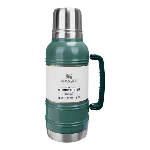 Stanley The Artisan Thermal Bottle, 1.4 Liters, Hammertone Green, 10-11429-004