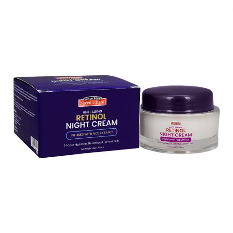 Saeed Ghani Anti-Aging Retinol Night Cream, 40g
