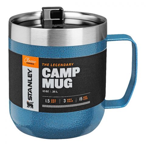 Stanley Classic Series Legendary Camp Mug, 0.35 Liter, Hammertone Lake, 10-09366-171