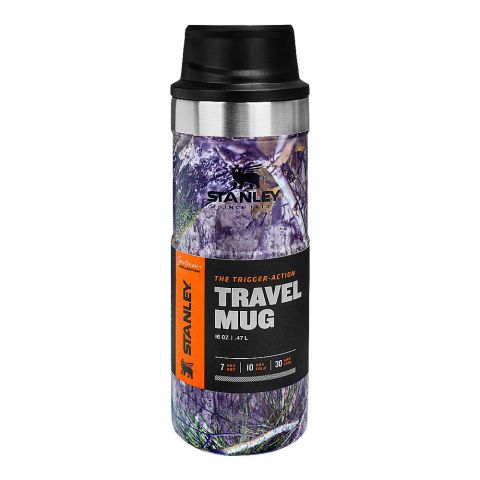 Stanley Classic Series The Trigger Action Travel Mug, 0.47 Liter, Country DNA, 10-06439-221