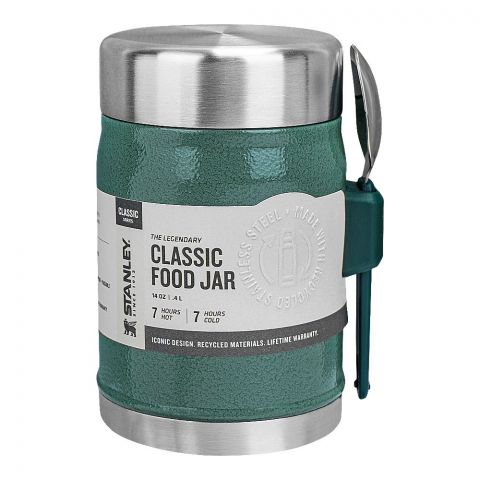 Stanley Classic Series The Legendary Food Jar, 0.4 Liter, Hammertone Green, 10-09382-004
