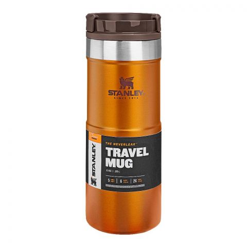Stanley Classic Series The Never Leak Travel Mug, 0.35 Liter, Maple, 10-09855-010