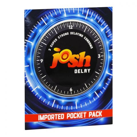 Josh Delay Condom, 3-Pack