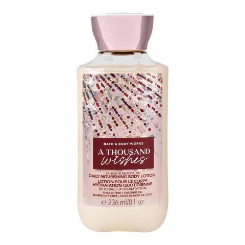 Bath & Body Works A Thousand Wishes 24 Hour Moisture Daily Nourishing Body Lotion, 236ml