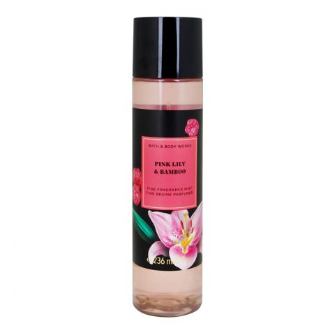 Bath & Body Works Pink Lily & Bamboo Fine Fragrance Mist, 236ml