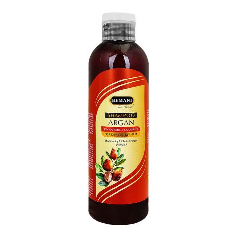 Hemani Argan Shampoo, For Dry & Frizz Hair, 350ml