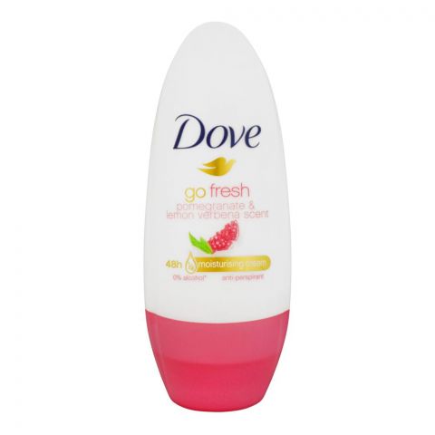 Dove Go Fresh Pomegranate & Lemon 48H Anti-Perspirant Deodorant Roll On, For Women, 40ml