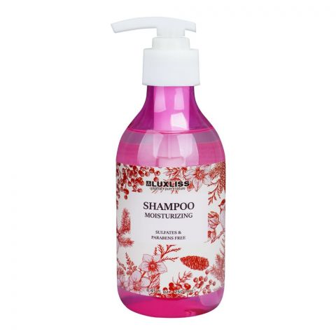 Luxliss Moisturizing Sulfates & Parabens Free Shampoo, 250ml