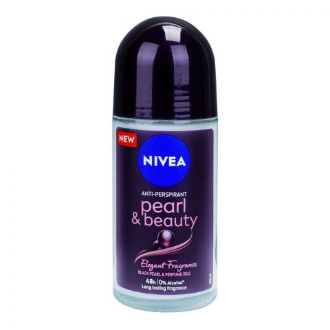 Nivea 48H Pearl & Beauty Soft & Smooth Anti-Perspirant Roll On, 50ml