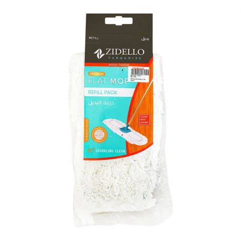Zidello Dry Mop Refill Heavy, 16 Inches, Green