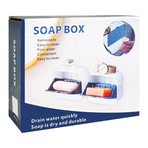 Soap Box Dish Square, Gray