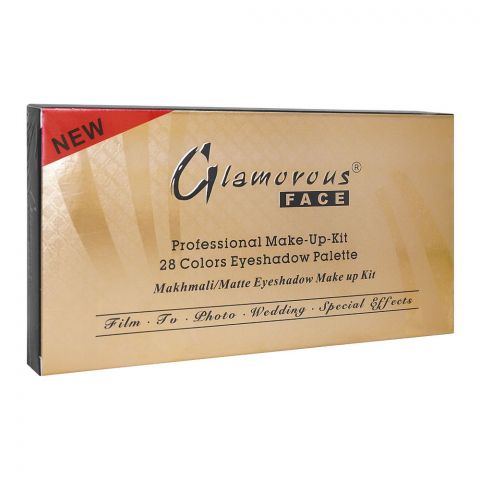 Glamourous Face Eyeshadow Pallette, 28-Pack Colors, 20g