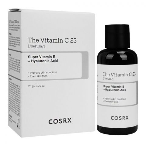 COSRX The Vitamin C 23 Super Vitamin E + Hyaluronic Acid Serum, 20g