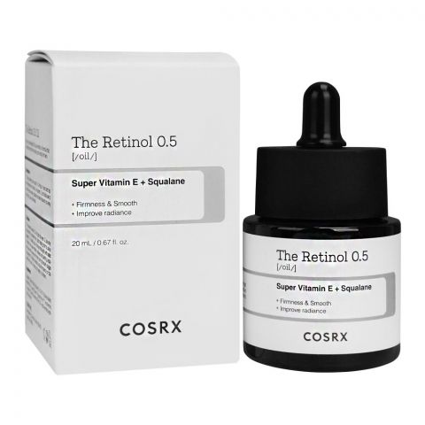COSRX The Retinol 0.5 Super Vitamin E + Squalane Oil, 20ml