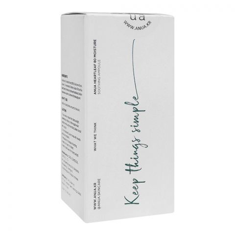 Anua Heartleaf 80% Moisture Soothing Ampoule, 30ml