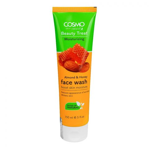Cosmo Beauty Treat Moisturizing Almond & Honey Face Wash, 150ml