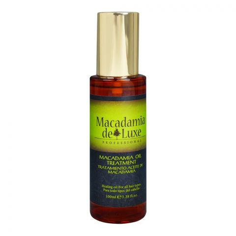 Macadamia De Luxe Macadamia Oil Treatment, For All Hair Types, 100ml