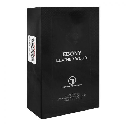 Grandeur Elite Ebony Leather Wood Eau De Parfum, For Men, 100ml