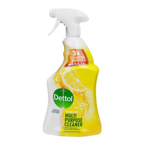 Dettol Clean & Fresh Multipurpose Lemon & Lime Burst, Trigger 1 Liter
