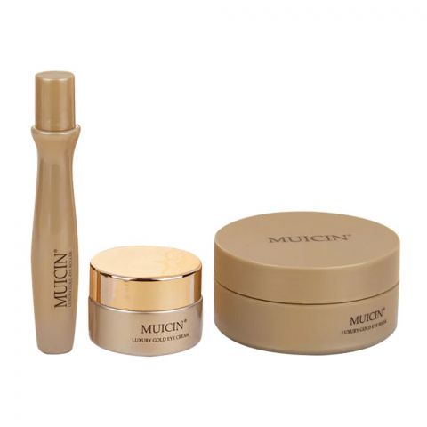 Muicin Luxury Gold 3-In-1 Eye Care Kit